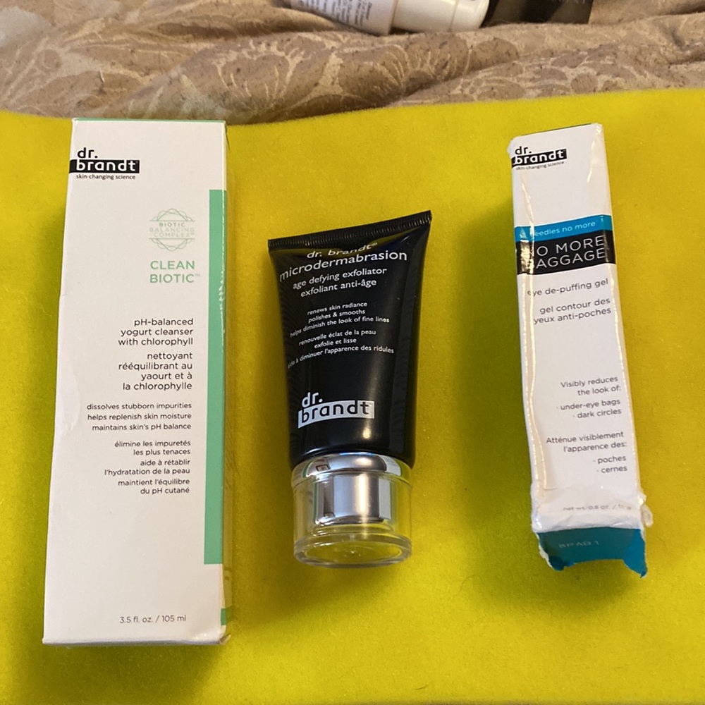 Dr. Brandt anti-aging set. **PRODUCT TRIO!!**